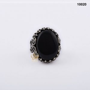 خاتم فضة رجالي تركي مع العقيق اليماني الأسود خاتم فضة رجالي تركي مع العقيق اليماني الأسود