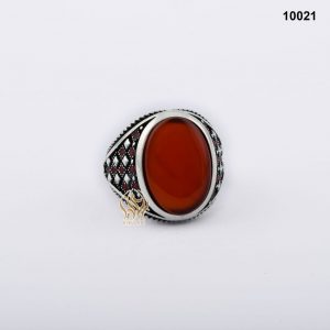 خاتم فضة رجالي تركي مع العقيق اليماني الأحمر العسلي خاتم فضة رجالي تركي مع العقيق اليماني الأحمر العسلي