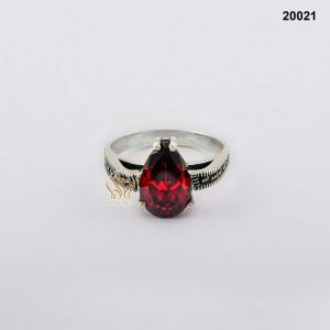 خاتم فضة نسائي تركي مرصع بالكريستال خاتم فضة نسائي تركي مرصع بالكريستال