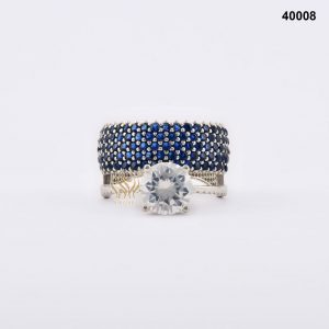 محبس فضة نسائي تركي مرصع بالكريستال محبس فضة نسائي تركي مرصع بالكريستال