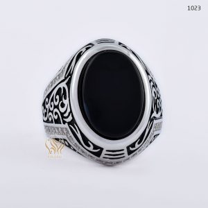 خاتم فضة تركي رجالي