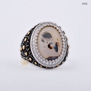 خاتم فضة تركي رجالي