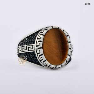 خاتم فضة تركي رجالي