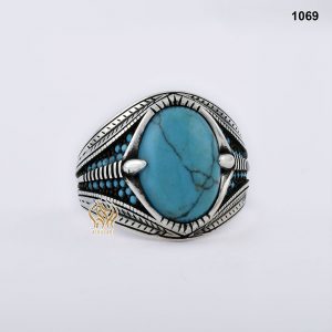 خاتم فضة تركي رجالي